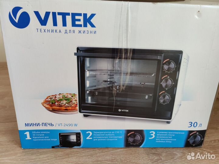 Мини-печь vitek VT-2490 W