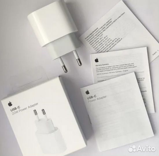Адаптер питания, Блок Apple USB- C 20W