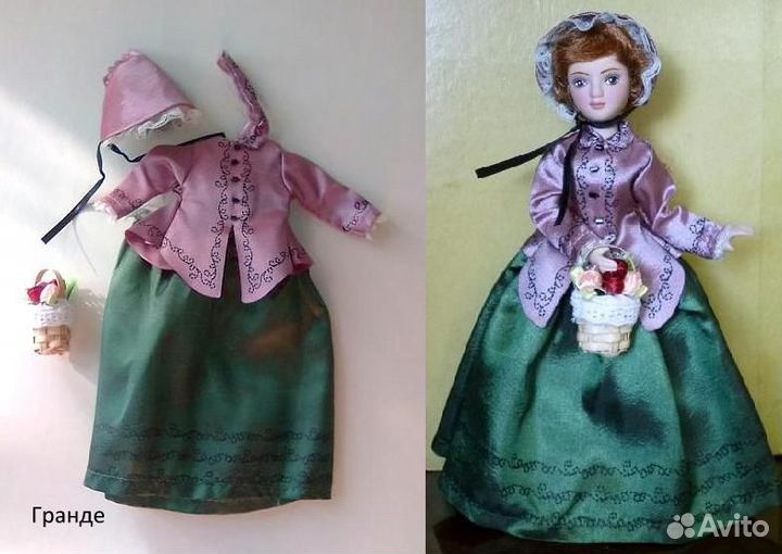 Платья кукол 