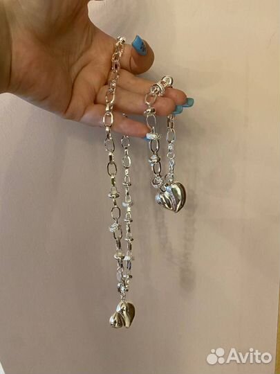 Женский серебряный набор