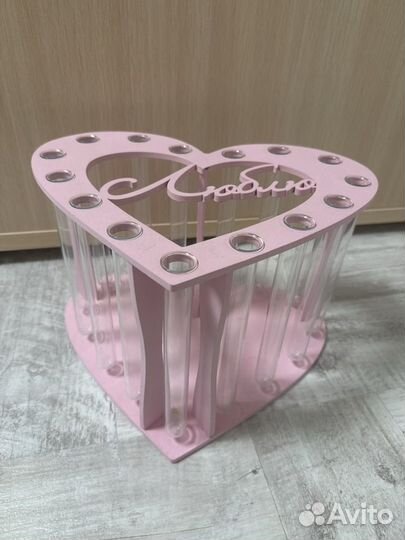 Ваза для цветов, в виде колб