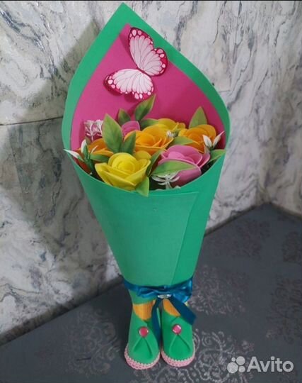 Букет на ножках, подарок