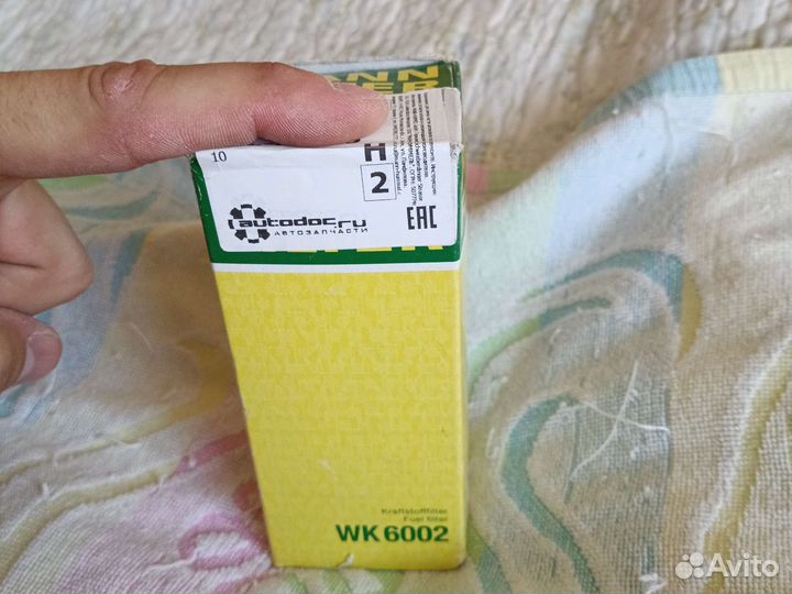 Фильтр топливный mann wk6002