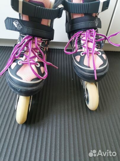Oxelo роликовые коньки детские + защита