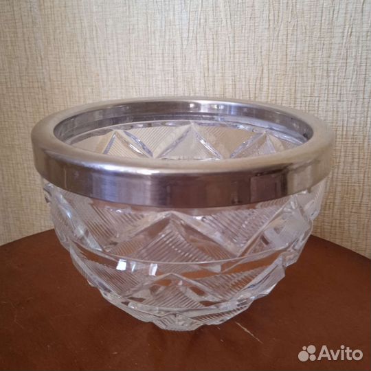 Конфетница хрусталь СССР