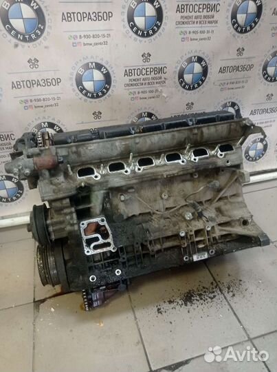 Двигатель (двс) m54b30 на BMW на запчасти