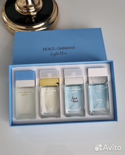 Подарочный набор Dolce & Gabbana Light Blue,4*30ml