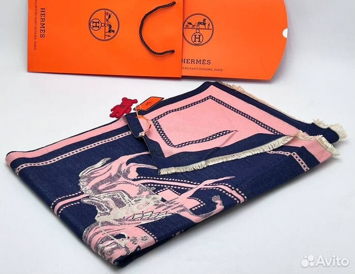 Палантин hermes кашемир