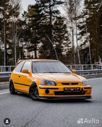 Губа передняя Honda Civic 96-98 Ek Ej Spoon