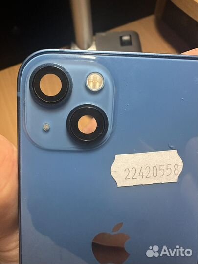 Корпус в сборе iPhone 13 синий, идеал