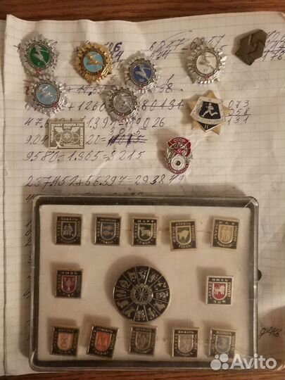 Значки СССР Знаки России