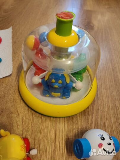 Игрушки погремушки пакетом + ниблеры/соски/бутылки