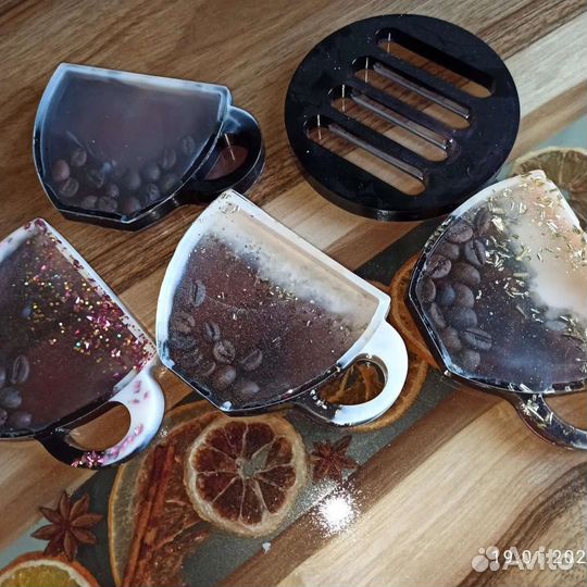 Подстаканник из эпоксидной смолы