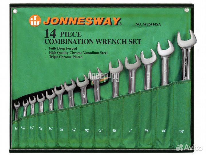 Набор дюймовых ключей jonnesway