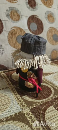 Кукла Мужичок-богач талисман ручной работы