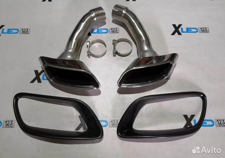 Комплект насадок BMW X6 E71 M-Performance хром