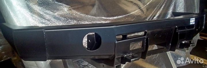 Передний силовой бампер без кенгурина алюминиевый