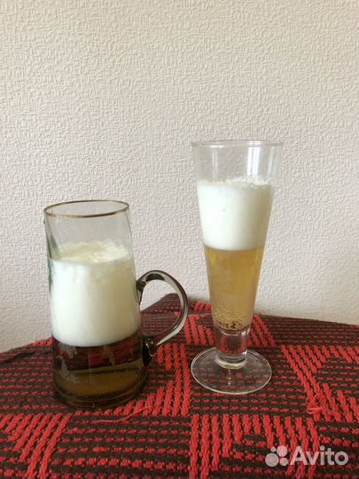 Графин и кувшин, кружка, бокал