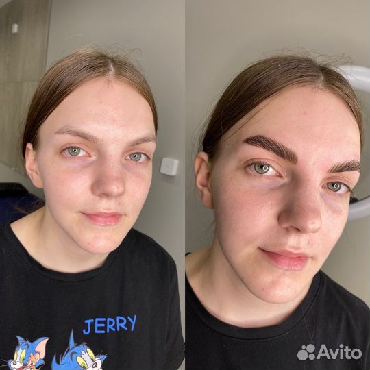 Окрашивание бровей