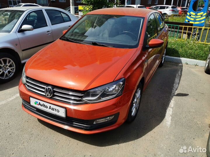 Volkswagen Polo 1.6 AT, 2016, 116 000 км