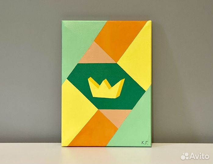 Картина холст акрил