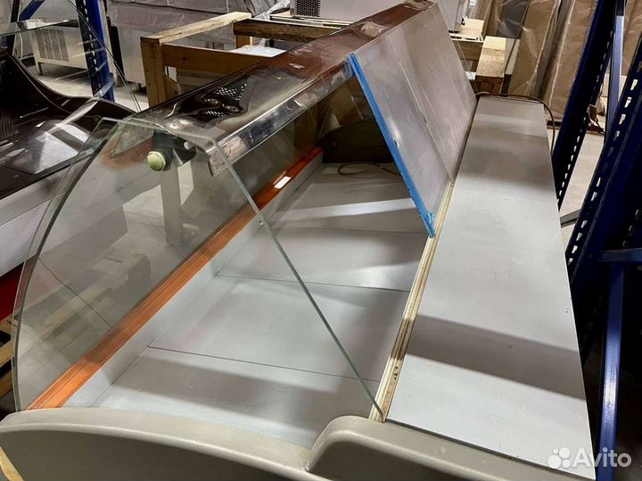 Стол холодильный саладетта с крышкой с бортом 2 дв