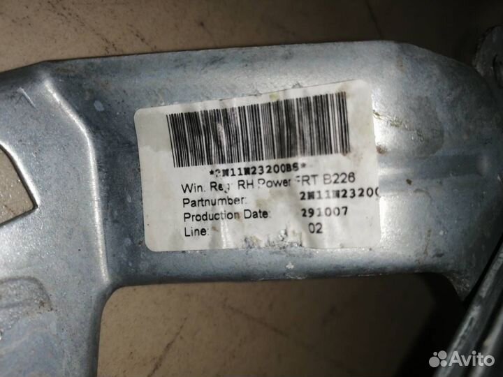 Стеклоподъемник электр. передний правый Ford Fusio