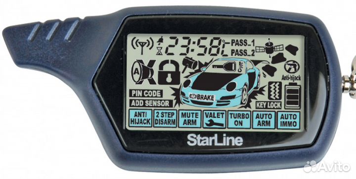 Брелок Tomahawk TW-9030, TW 9010, Starline B6