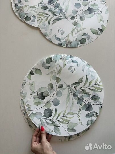 Салфетки на стол круглые сервировочные