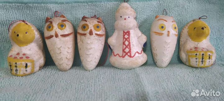 Елочные игрушки СССР советские