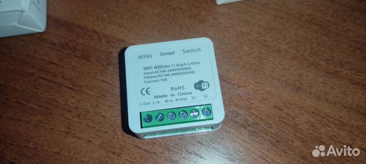 Умный Wi Fi выключатель (подрозетник)