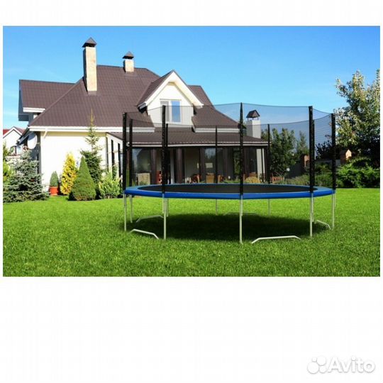 Уличные батуты с сеткой