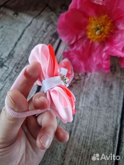 Бантики ручной работы, Резинка для волос