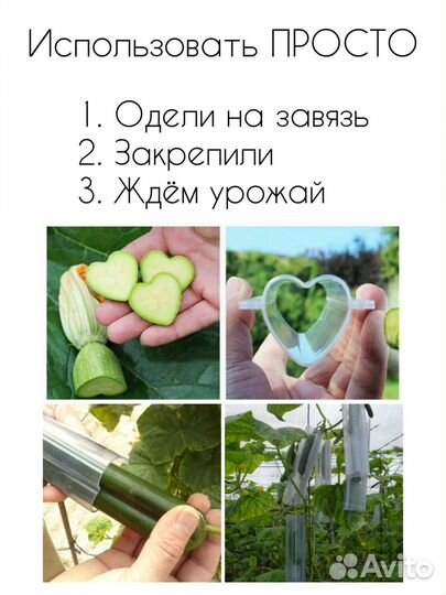 Формы для выращивания фигурных овощей