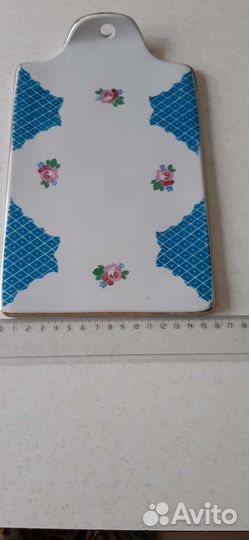Фарфоровая сырная доска дулево СССР