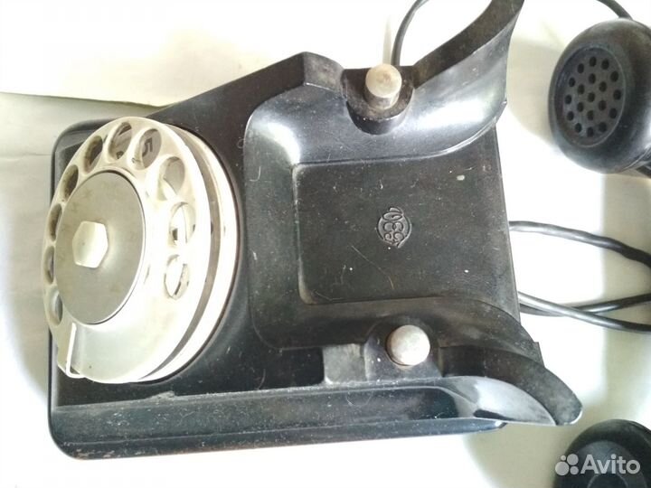 Винтажный дисковый телефон советского периода