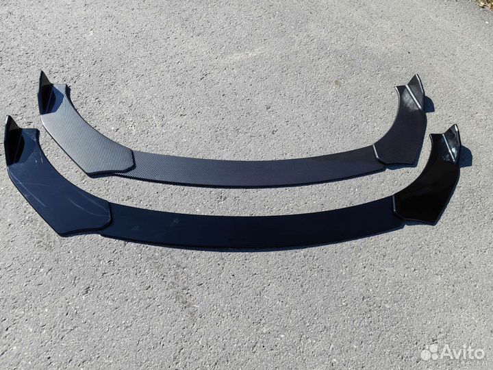 Сплиттер губа переднего бампера