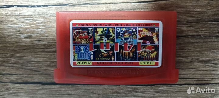 Картридж gameboy advance, 14 in 1