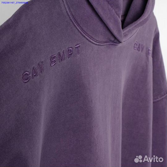 Фиолетовое худи Cav Empt – стиль и комфорт