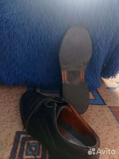 Туфли мужские Vidram,43 размер натуральная кожа