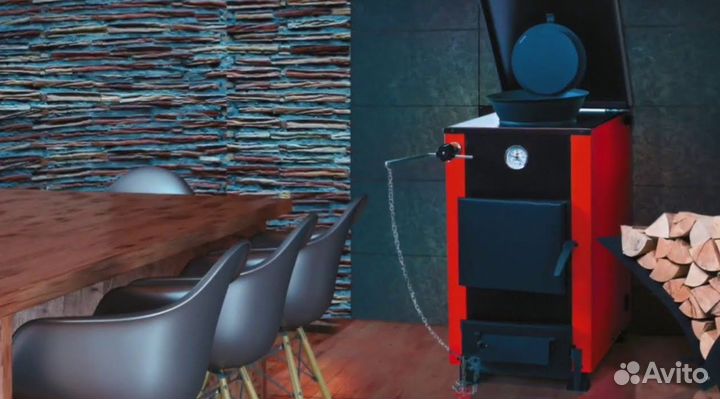 Твердотопливный котел