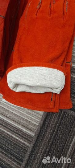 Мужские кожаные перчатки новые