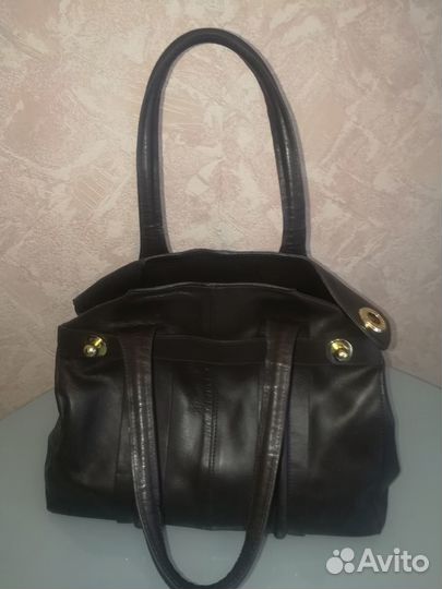 Сумка натуральная кожа Mascotte