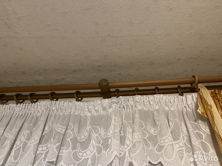 Карниз для штор 3 метра дерево