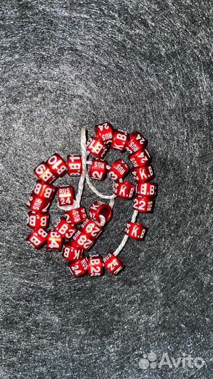 Именные кольца для канарейки, амадинов