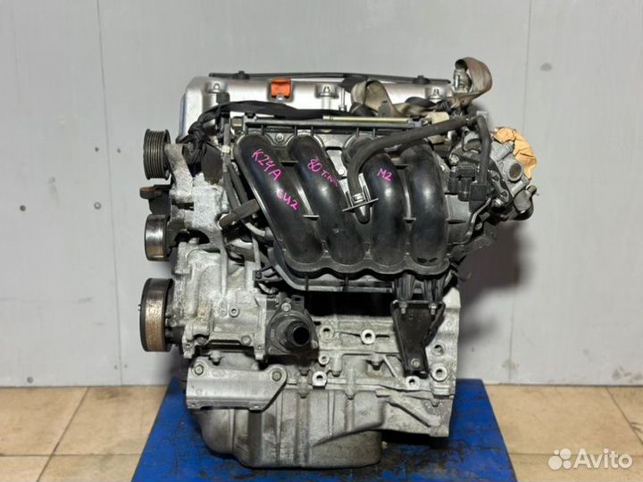 Двигатель Honda Accord 8 CU K24A 2.4 80Т.км