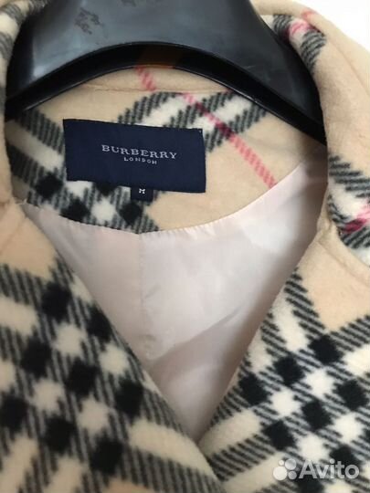 Жакет плащ-куртка утепленный burberry 44 размер