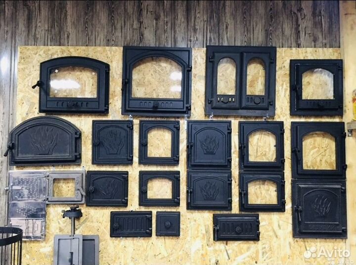 Чугунное печное литье (плиты, дверцы, колосники)