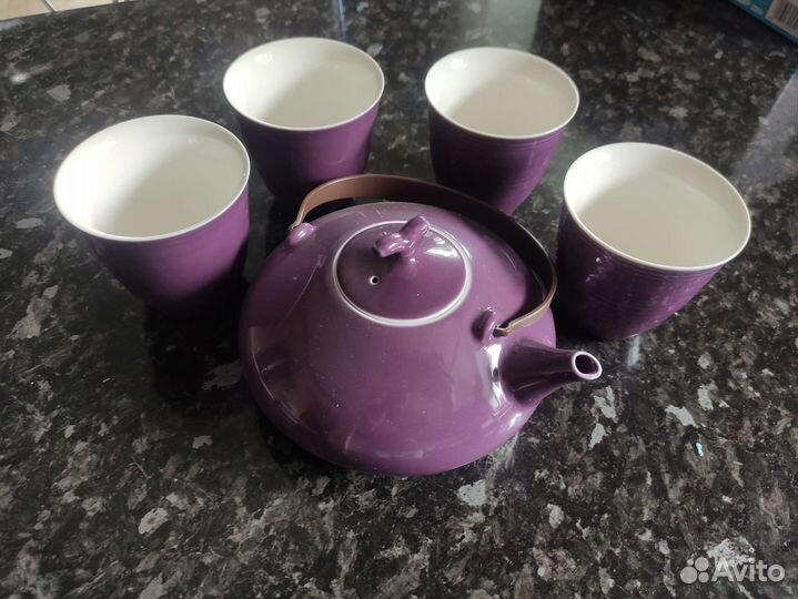 Чайник заварочный с пиалами