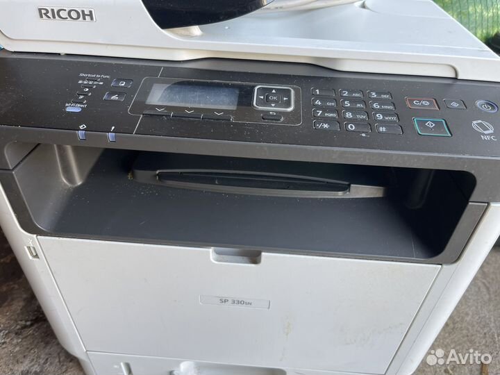 Мфу лазерное Ricoh SP 330SN, ч/б, A4